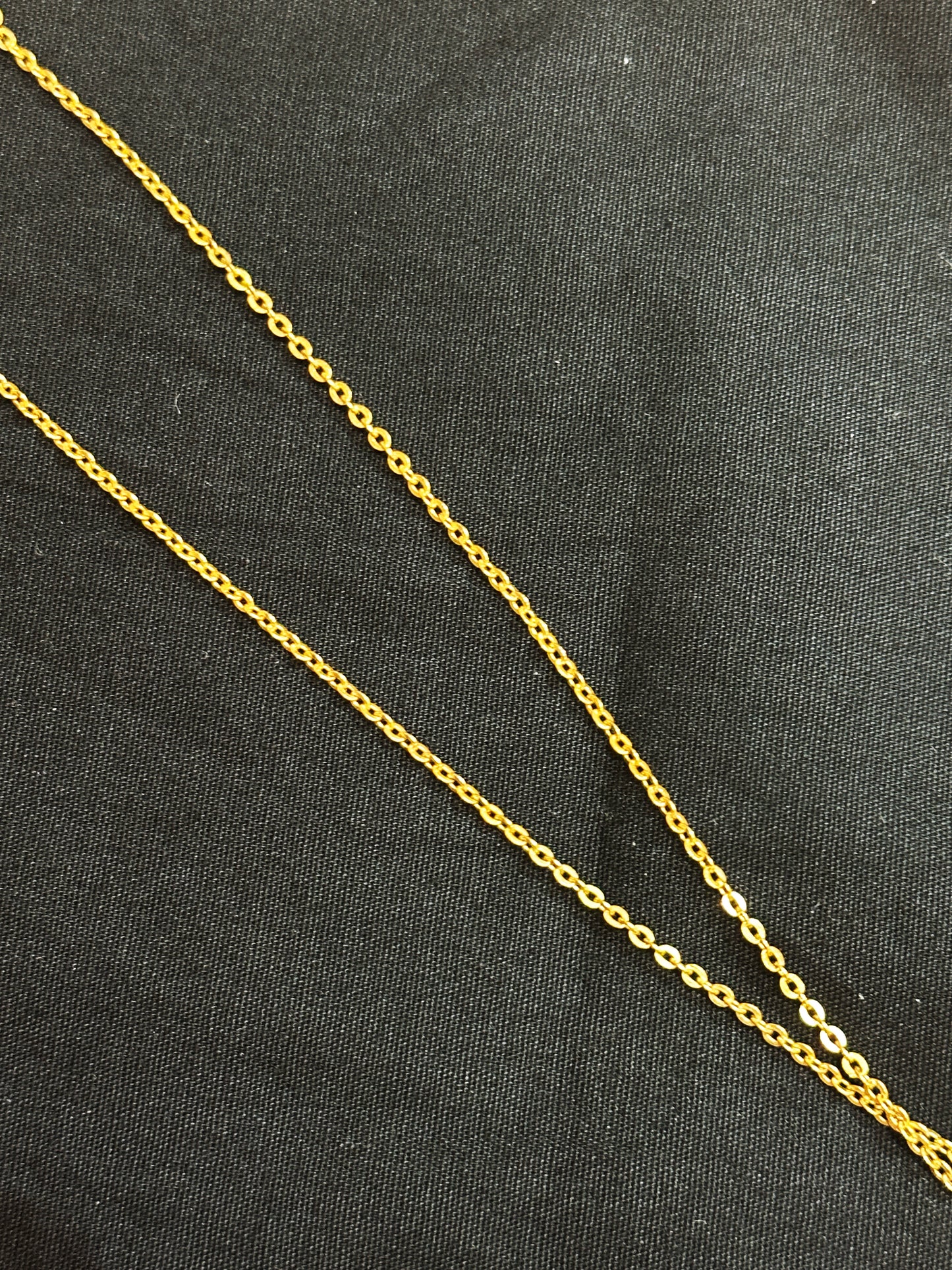 CHANEL Necklace Chain AUTH Coco Vintage Rare Gold choker CC Logo Pendant 1982