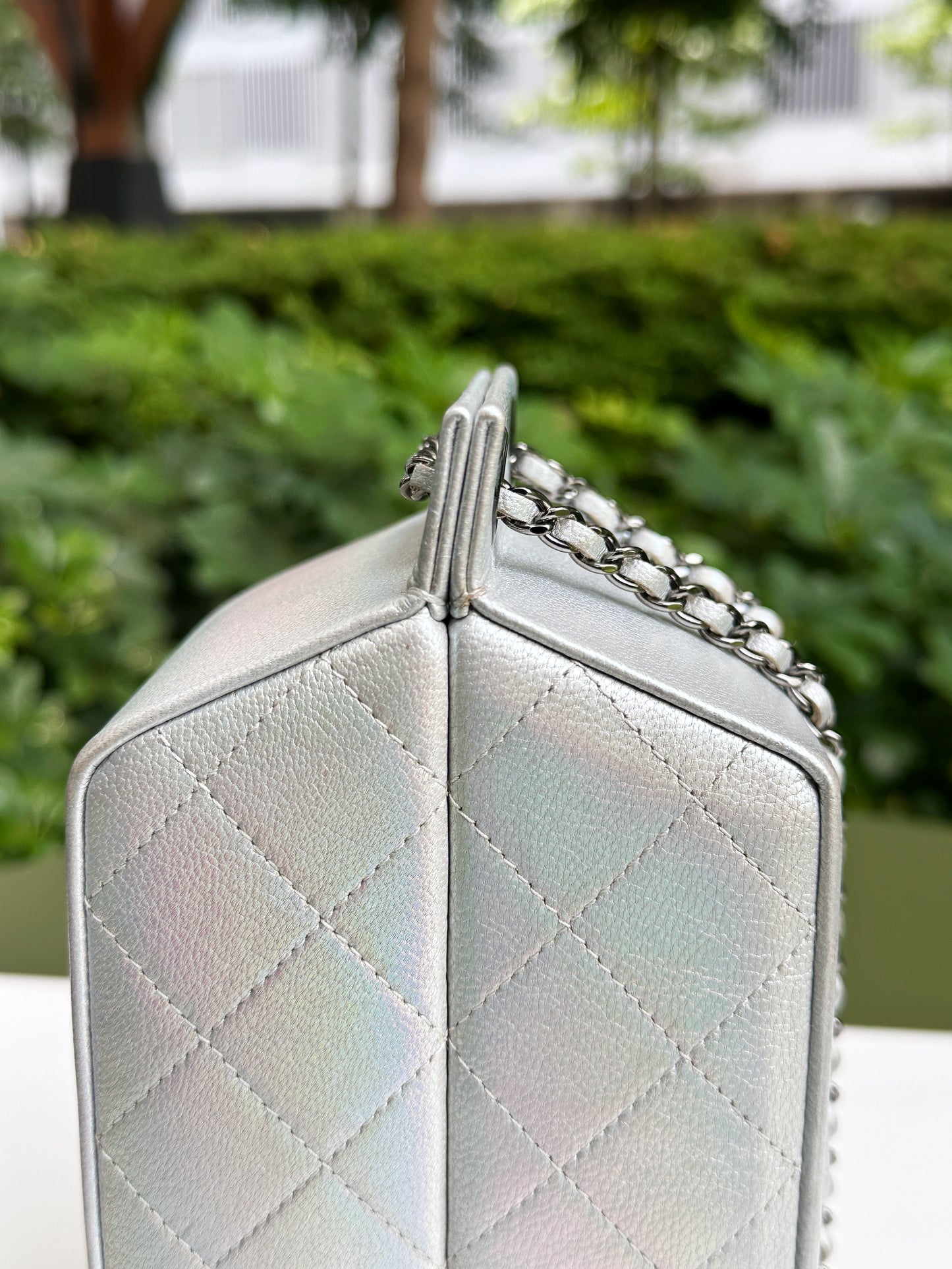 CHANEL RARE LIMITED EDITION LAIT DE COCO MILK CARTON BAG 2033 holo