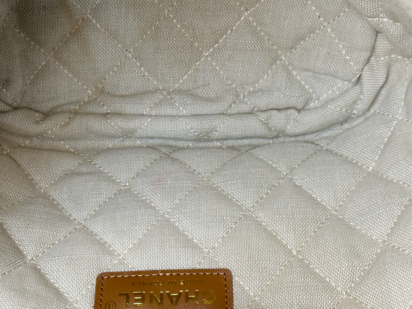 CHANEL CC Tote Bag CC Mark Chain Basket Bag Small Chain Shoulder Bag TEAL microchip