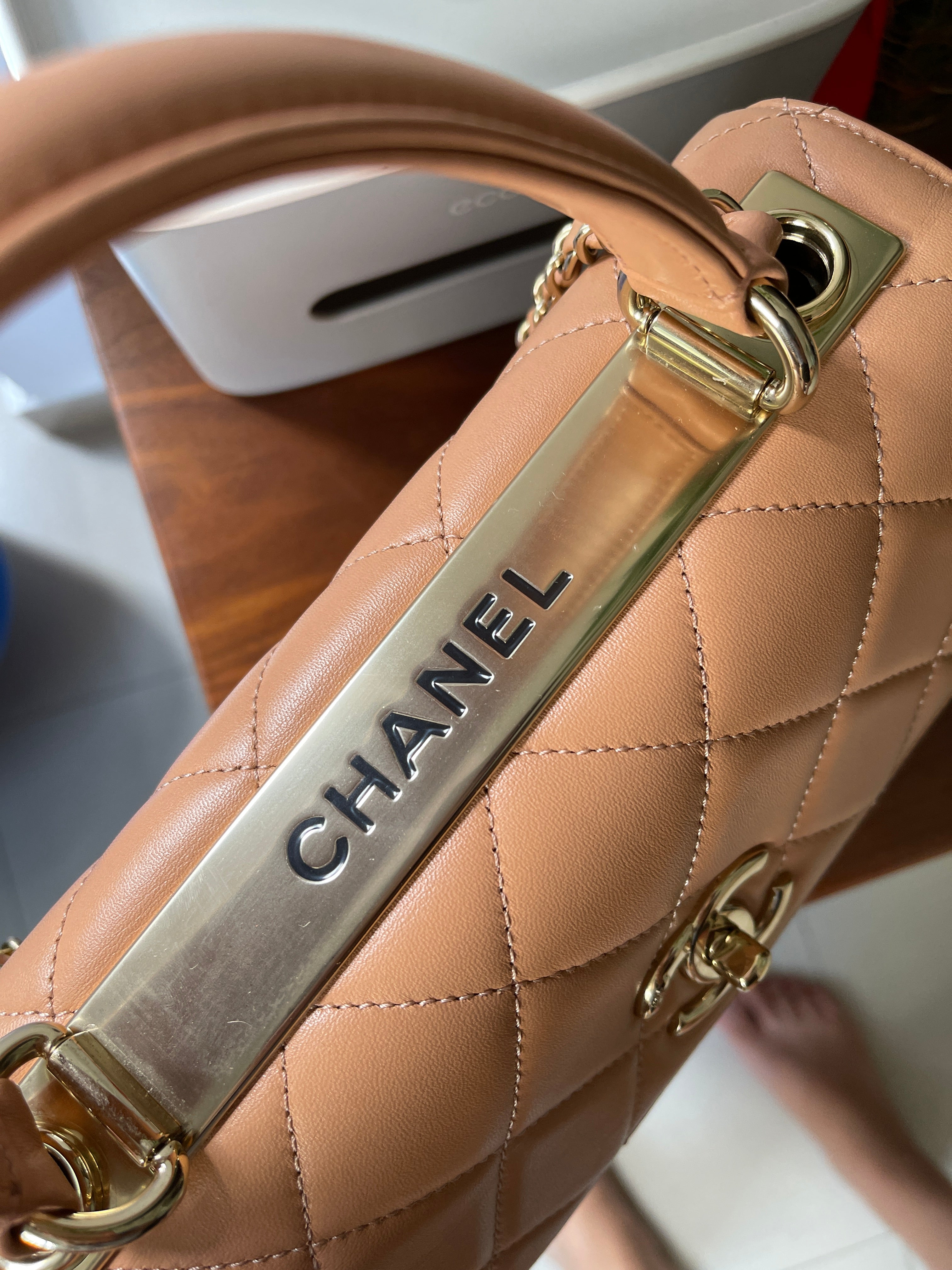 Chanel trendy clearance cc beige