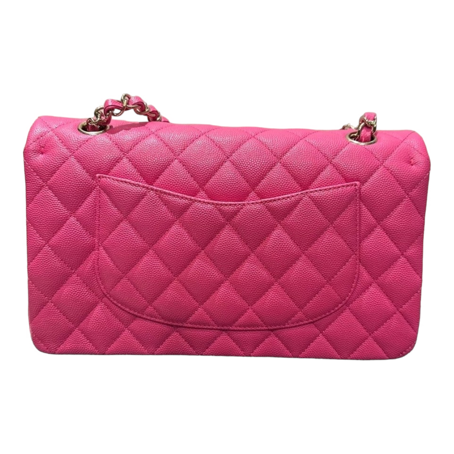 Chanel 22P Hotpink Darkpink Classic Medium Bag