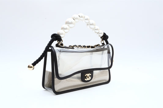 Chanel Pvc COCO SAND FLAP BAG