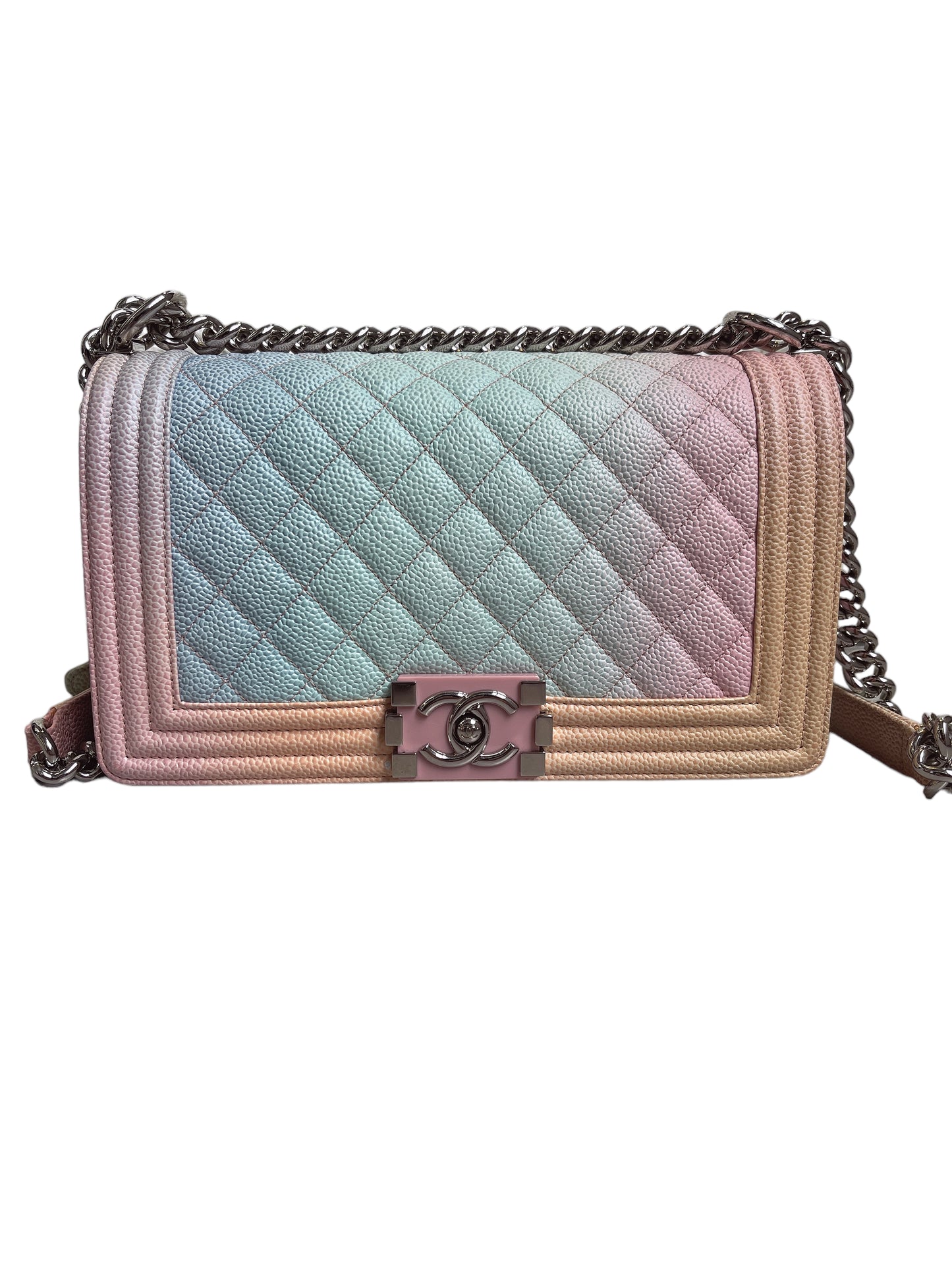 Chanel 18 Collection Rainbow Boy Medium Bag