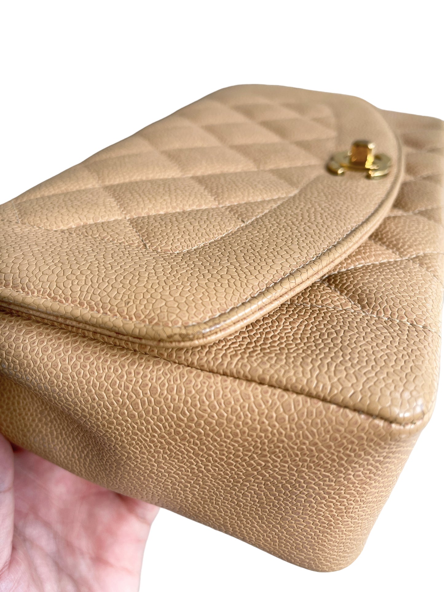 Chanel Diana Meidum Beige Flap Bag