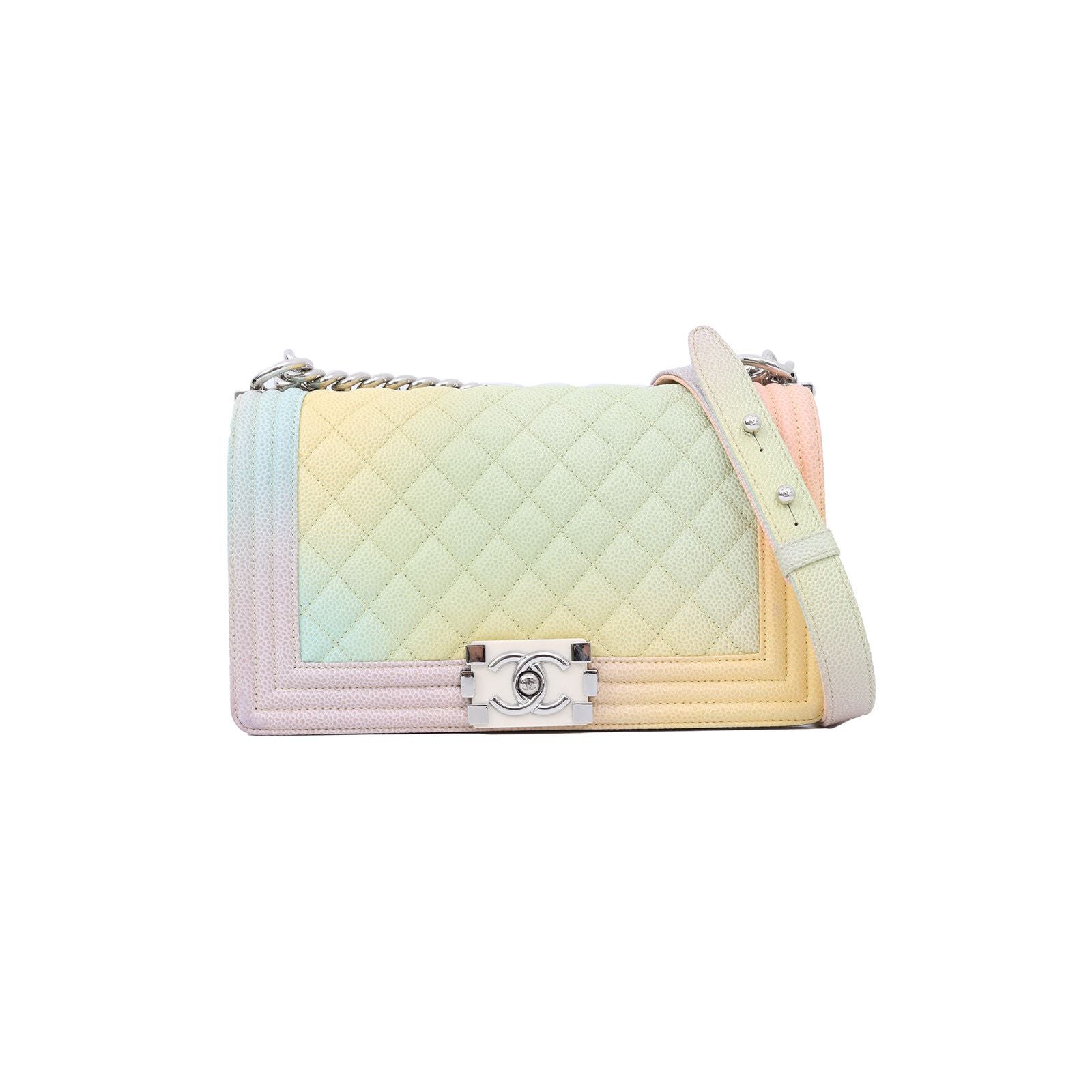 Chanel boy rainbow online hardware