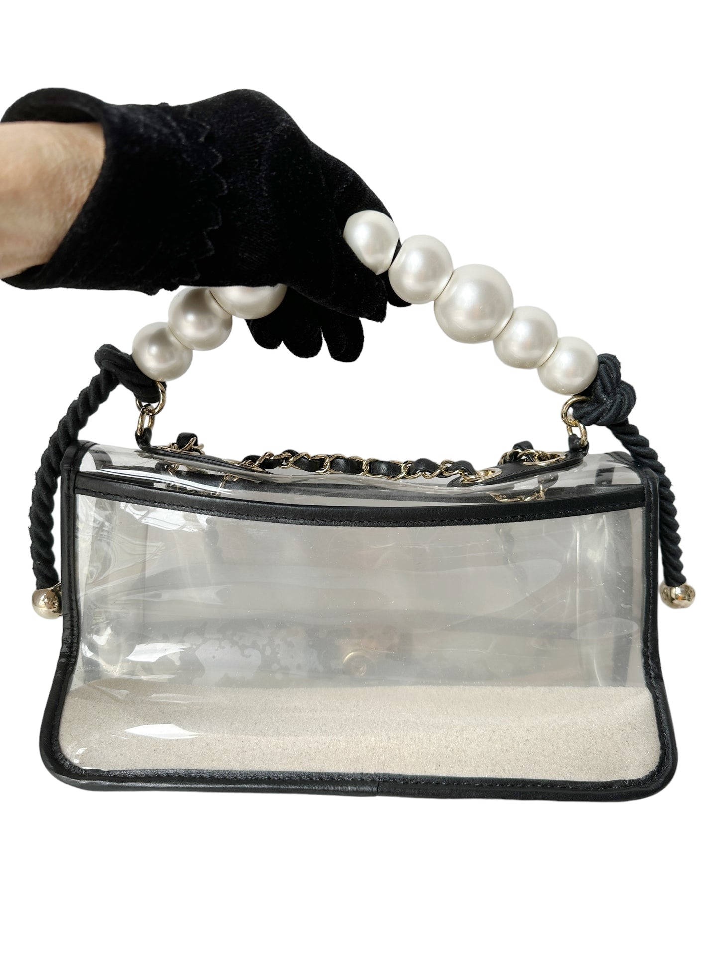 Chanel PVC Coco Sand Flap Bag