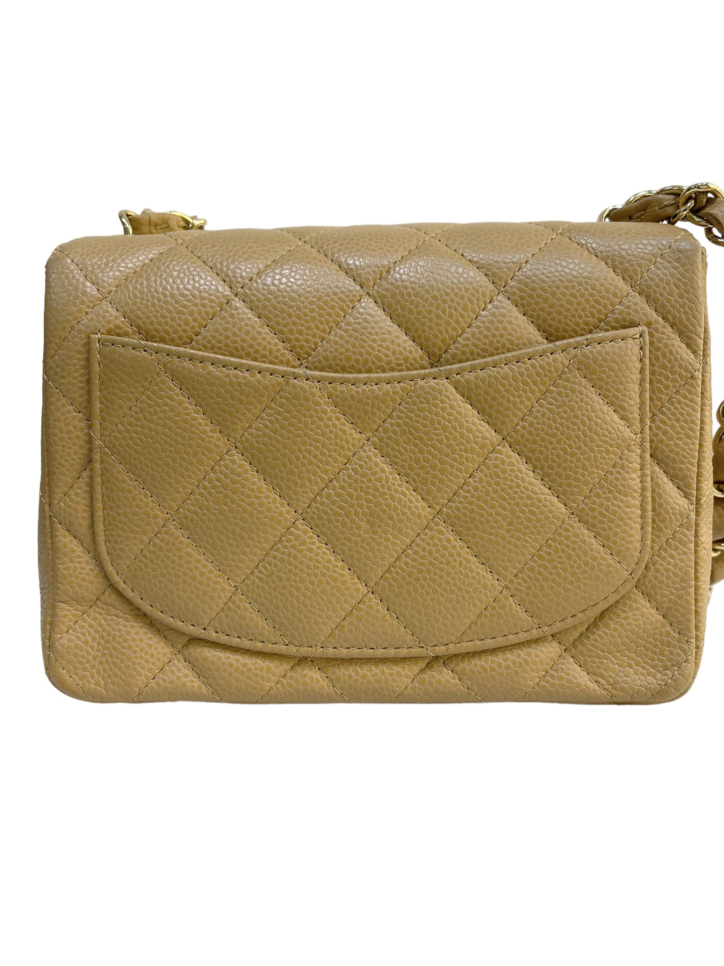 Chanel vantage Mini Square 24k Gold