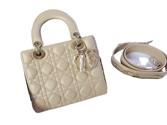 My ABC Dior Small Lady  Bag Light Beige