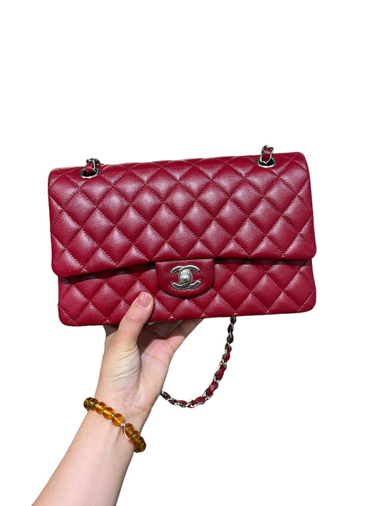 Chanel Classic Medium Flap Bag 17B Red