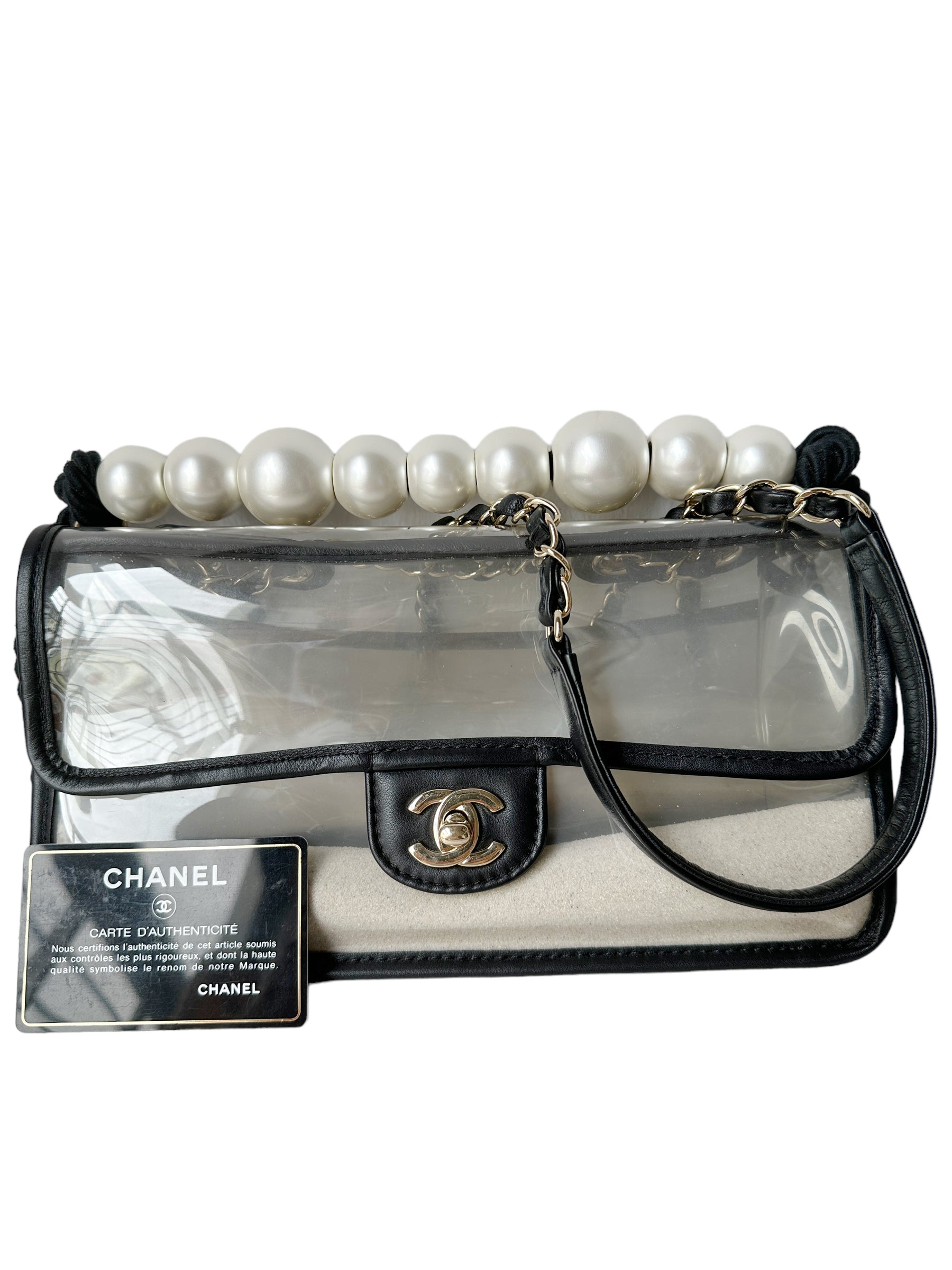 Chanel PVC Coco Sand Flap Bag Jemeryluxury