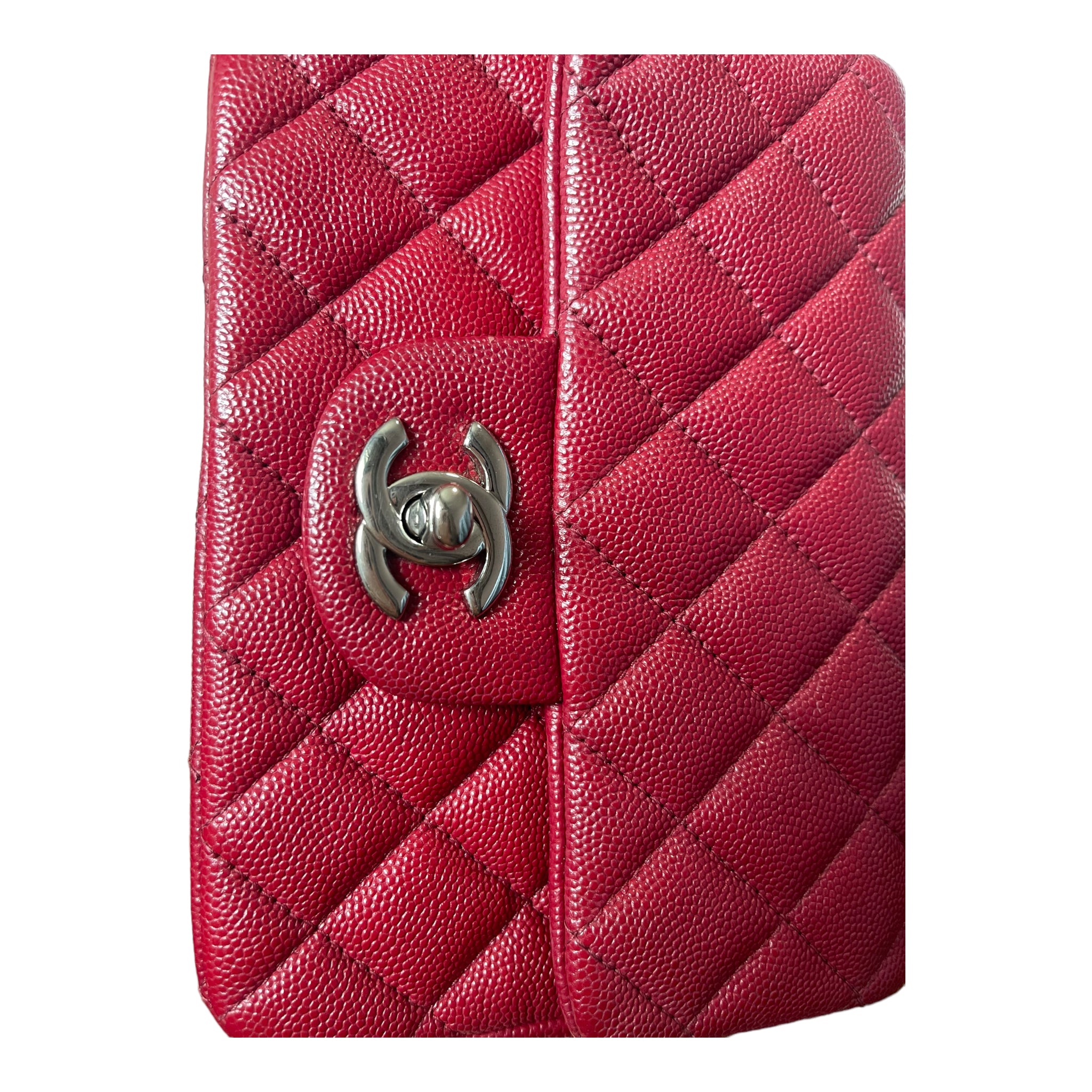 Chanel 17b clearance red mini