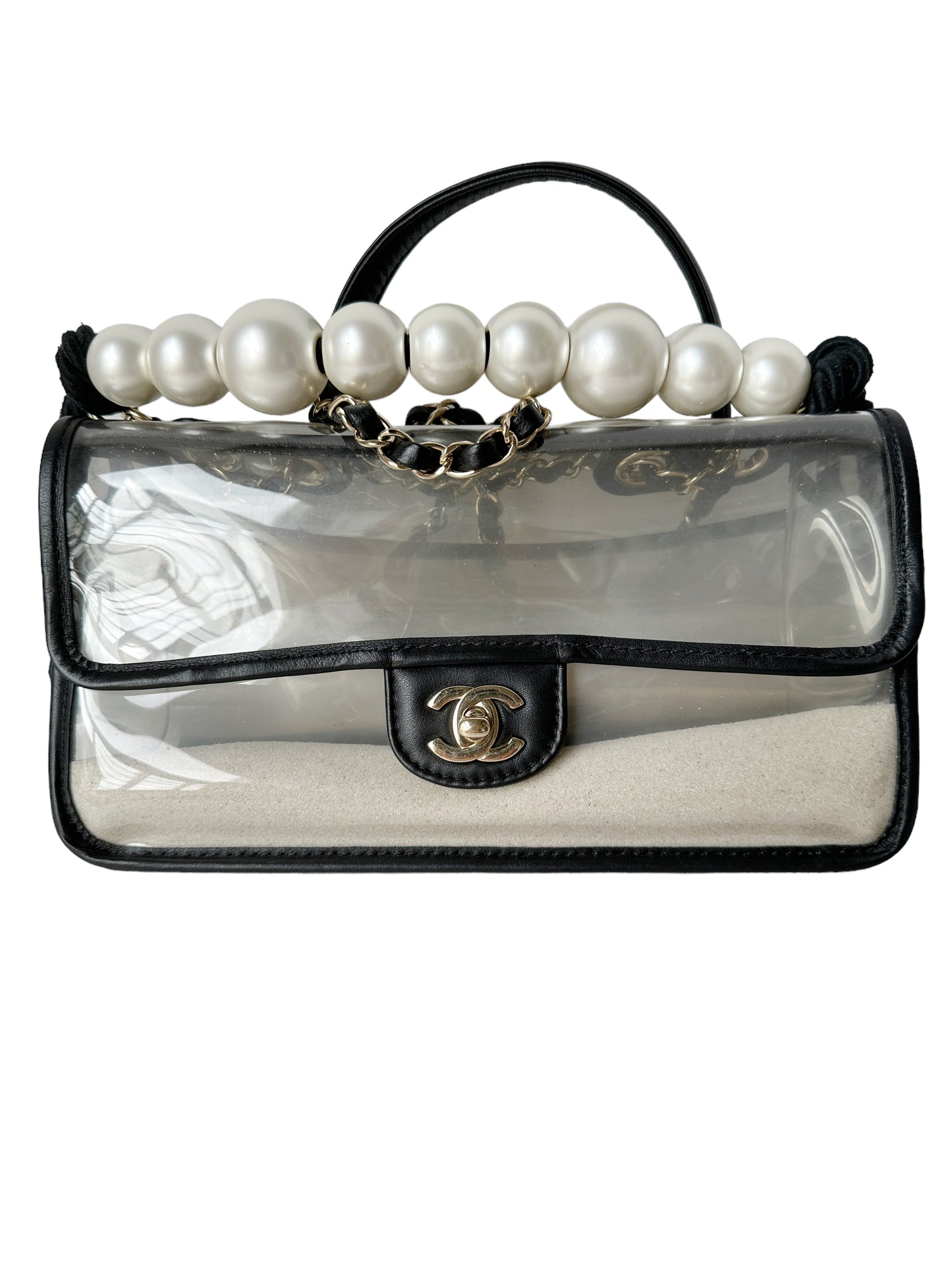 chanel clear handbags
