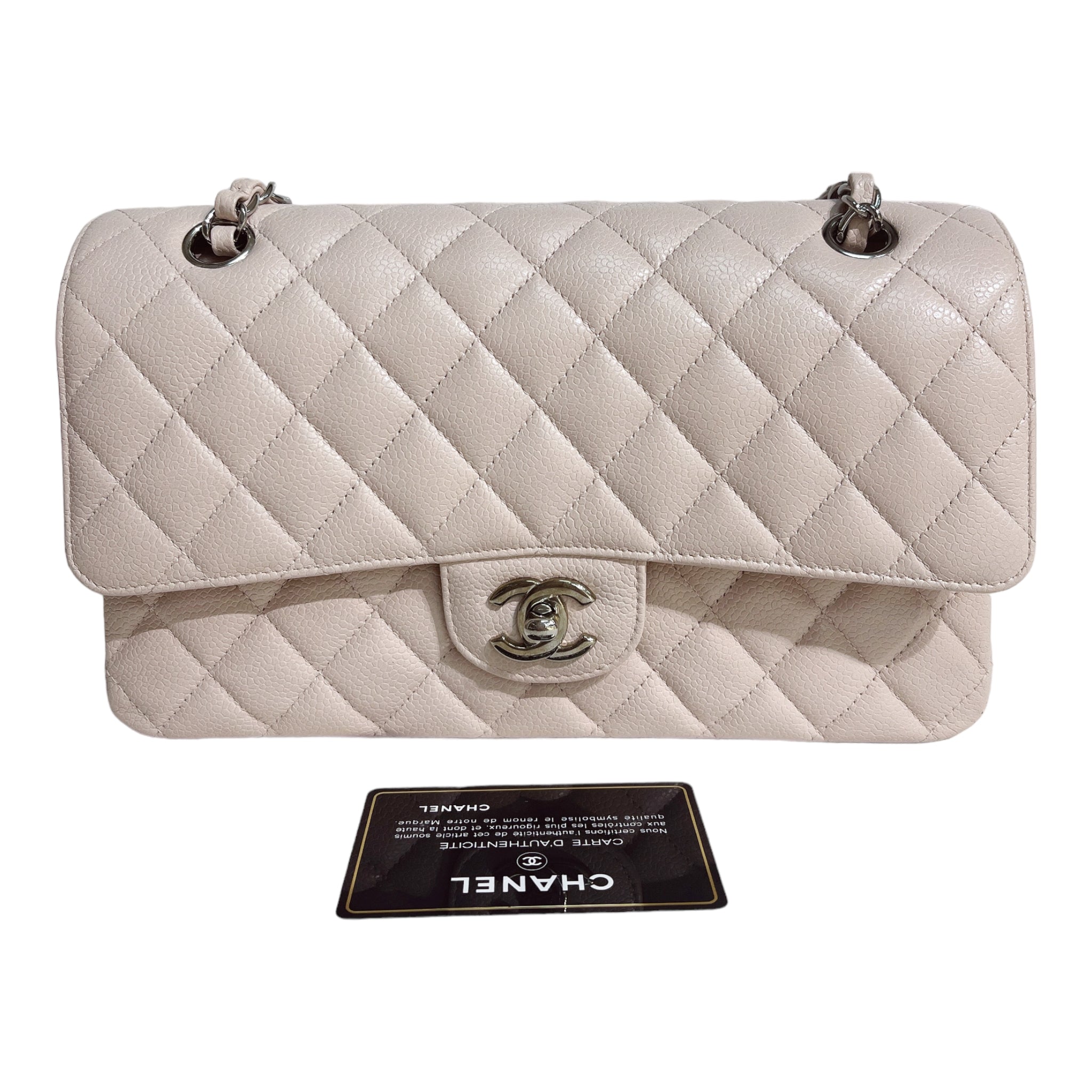 Brand New In Box Chanel Pink Medium Classic Flap Bag  eBay